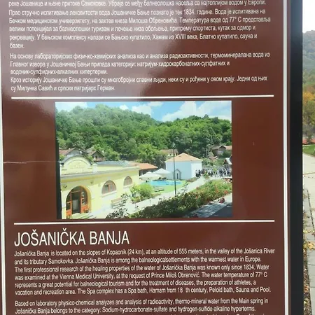 Apartament Jakovljevic Josanicka Banja